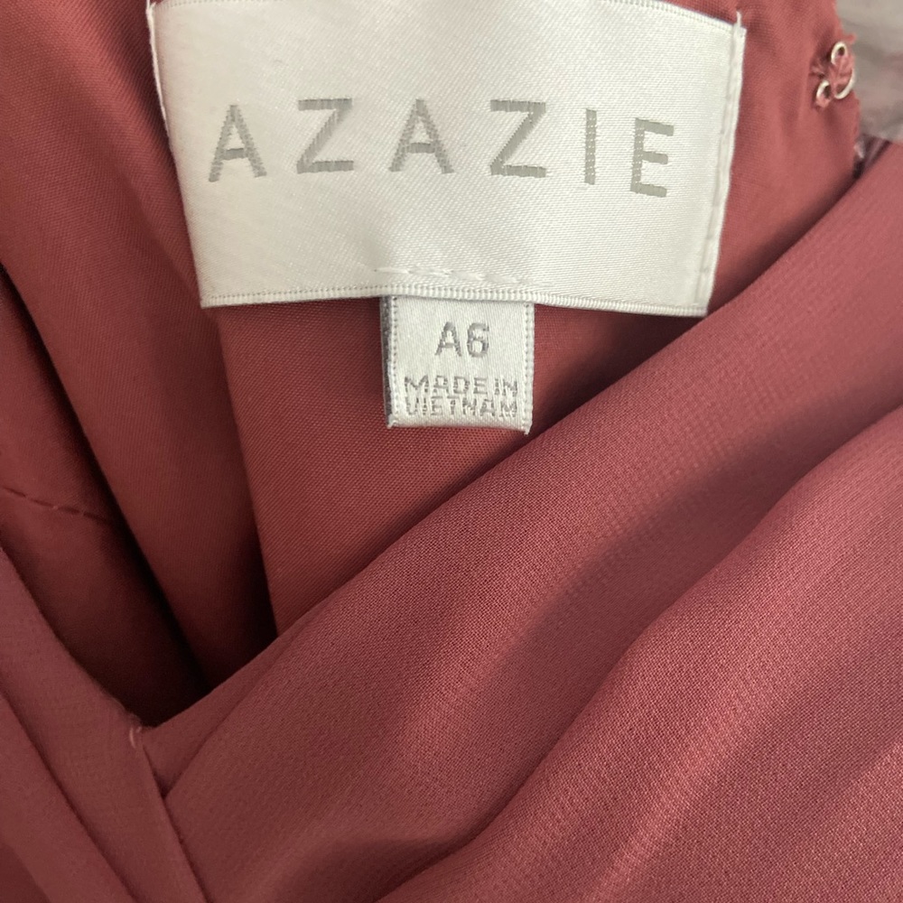 Desert Rose Azazie Bridesmaid Dresses View 4